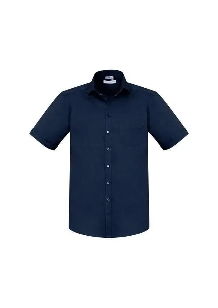 Biz Collection Corporate Wear Ink / XS Biz Collection Men’s Monaco Short Sleeve Shirt S770ms